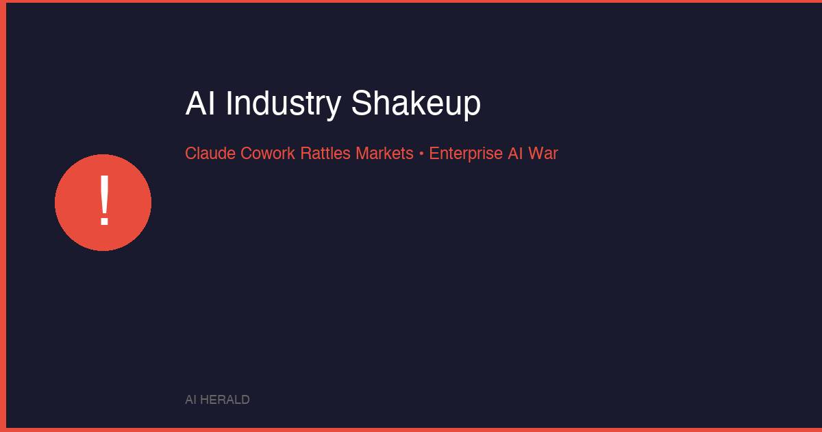 AI industry shakeup - Anthropic Claude Cowork rattles enterprise software markets in 2026